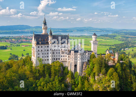 Schloss Neuschwanstein in Hohenschwangau, Deutschland Stockfoto