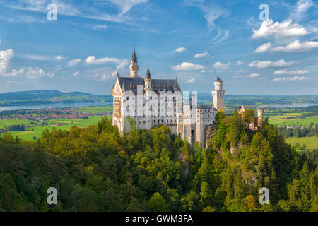 Schloss Neuschwanstein in Hohenschwangau, Deutschland Stockfoto