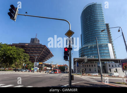 Nationalbank der Slowakei und der Slowakischen Rundfunks, Bratislava, Slowakei, Europa Stockfoto