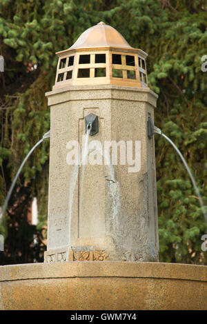 Confederate Memorial Fountain Hill Park, Helena, Montana Stockfoto