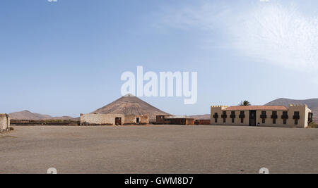 Fuerteventura: Haus der Obristen, erbaut im 17. Jahrhundert in La Oliva Stockfoto