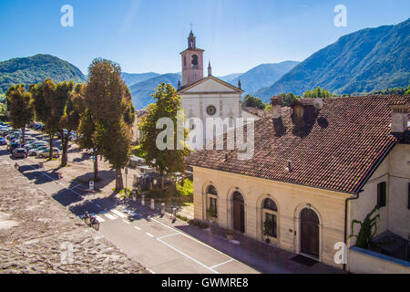 Feltre, einer Stadt im Dolomiti Bellunesi Nationalpark, Provinz Belluno, Region Venetien, Italien. Stockfoto