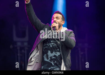 Craig führt am Tag 2 der Bestival 2016 um Robin Hill Country Park am 10. September 2016 in Newport, Isle Of Wight. Stockfoto