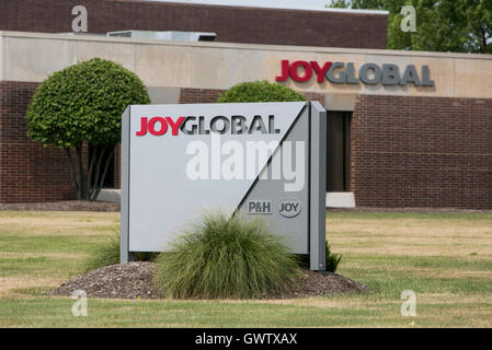 Ein Logo Zeichen außerhalb einer Einrichtung Joy Global, Inc., in Cleveland, Ohio am 21. Juli 2016. Stockfoto