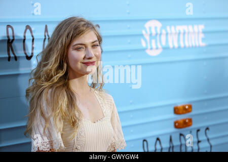 Premiere von Showtime "Roadies" - Ankünfte mit: Imogen Poots wo: Los Angeles, California, Vereinigte Staaten von Amerika bei: 6. Juni 2016 Stockfoto