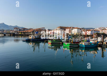 Port de Socoa, St Jean de Luz, Frankreich Stockfoto