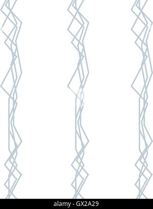 Nahtlose vertikale Linien-Muster in blauen und weißen Farben. Gut für die Textil-, Paket oder andere Dekoration. Stock Vektor