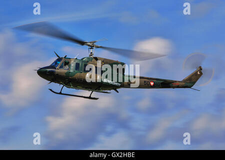 UH-1 Hubschrauber bei Airpower in Zeltweg, Österreich Stockfoto