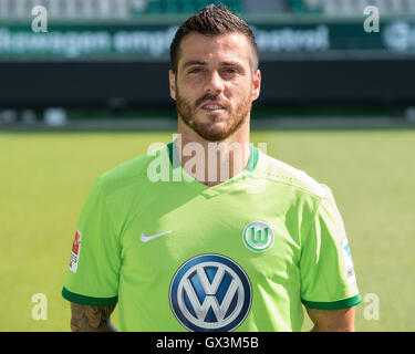 Deutsche Bundesliga - Saison 2016/17 - Fototermin VfL Wolfsburg am 14. September 2016 in Wolfsburg, Deutschland: Vieirinha. Foto: Peter Steffen/Dpa | weltweite Nutzung Stockfoto