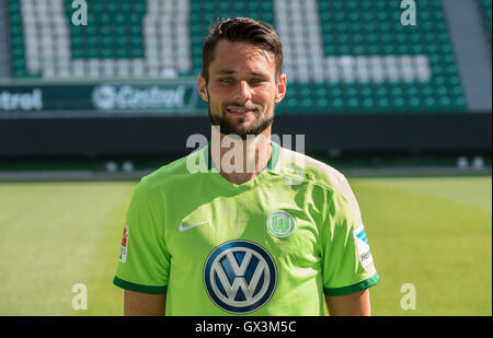 Deutsche Bundesliga - Saison 2016/17 - Fototermin VfL Wolfsburg am 14. September 2016 in Wolfsburg, Deutschland: Christian Traesch. Foto: Peter Steffen/Dpa | weltweite Nutzung Stockfoto