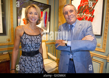 Monte Carlo, Monaco. 14. Sep, 2016. Vernissage in der Galerie Adriano Ribolzi Monaco | Verwendung Weltweit/Picture Alliance © Dpa/Alamy Live-Nachrichten Stockfoto