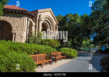 Campus der Stanford Universität in Palo Alto, Kalifornien Stockfoto