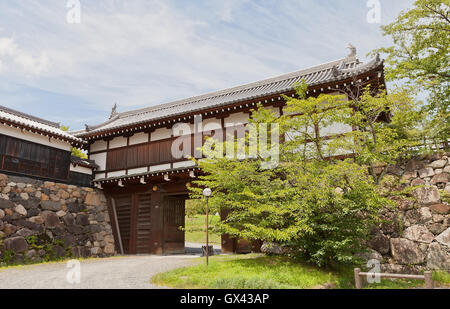 Otemon (Main) Tor von Yamato Koriyama Schloß, Präfektur Nara, Japan Stockfoto