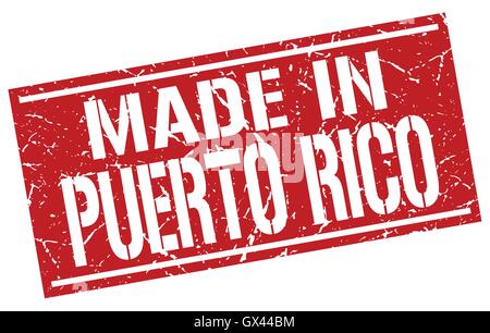 in Puerto Rico Stempel gemacht Stock Vektor