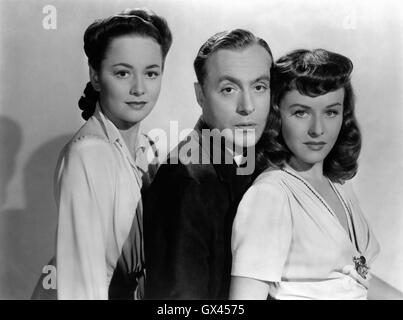 Charles Boyer, Olivia de Havilland, Paulette Goddard - HOLD BACK THE DAWN - 1941. Unter der Regie von Mitchell Leisen Stockfoto