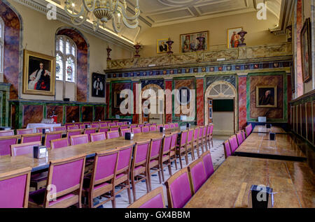 Der Speisesaal am Trinity College in Oxford, UK Stockfoto