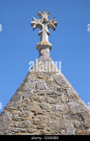 Kreuz der Kapelle von Le Pouliguen in Frankreich Stockfoto