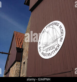 Schottisches Fischerei-Museum in Anstruther, Schottland Stockfoto