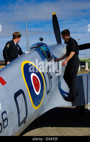 Vickers Supermarine Spitfire LF IXe MK356 Stockfoto