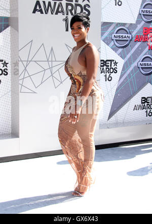 2016 BET Awards mit: Fantasia Barrino wo: Los Angeles, California, Vereinigte Staaten von Amerika bei: 27. Juni 2016 Stockfoto