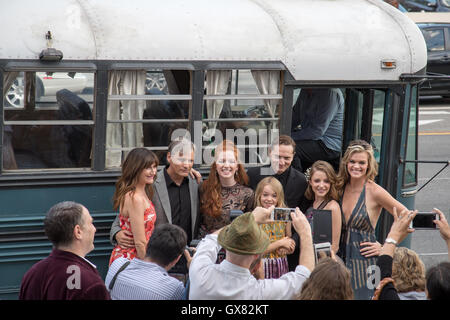 Premiere von Bleecker Street Medien "Captain Fantastic bei Harmony Gold - Ankünfte Featuring: die Besetzung wo: Los Angeles, California, Vereinigte Staaten von Amerika bei: 28. Juni 2016 Stockfoto