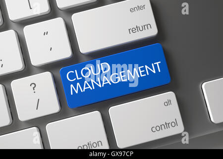 Cloud Management-Schlüssel. 3D. Stockfoto