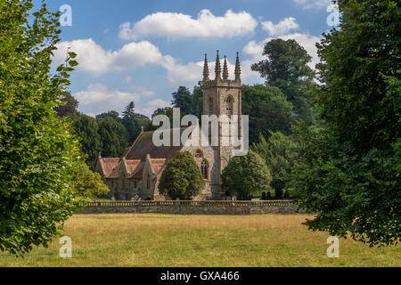 St. Nicholas Church, Chawton, Hampshire. Stockfoto