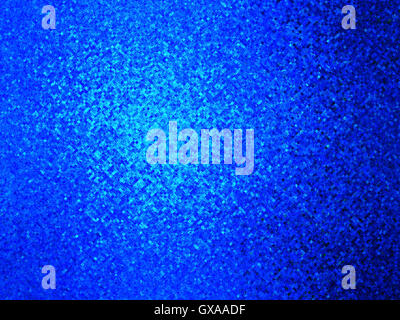 Eine abstrakte kalten blauen Mosaik-Hintergrund mit einem Muster aus hellen und dunklen Quadraten. Kann als Hintergrundbild verwendet werden. Stockfoto
