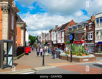 Einkaufsstraße in Stafford, Staffordshire, England UK Stockfoto