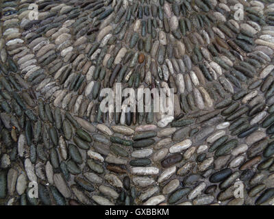 Cobblestone Path auf Rainyday in Mostar, Bosnien und Herzegowina Stockfoto