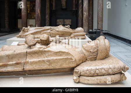 Paul und Jill Ruddock Galerie im V & A Museum in London. (Teil von The Renaissance Galleries.) Stockfoto