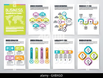 Modernen Infografik-Vektor-Konzept Stock Vektor