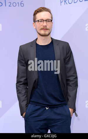 Produzentenfest 2016 Restaurant Auster im Haus der Kulturen in Mitte. -Ankunft Mitwirkende: Jacob Matschenz Where: Berlin, Deutschland bei: 5. Juli 2016 Stockfoto