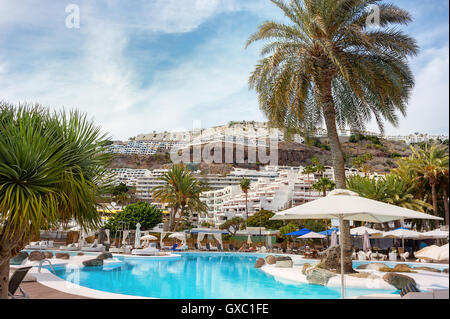 Puerto Rico Resort. Gran Canaria Stockfoto