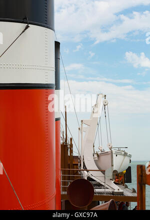 Blick auf die Isle of Wight Stockfoto