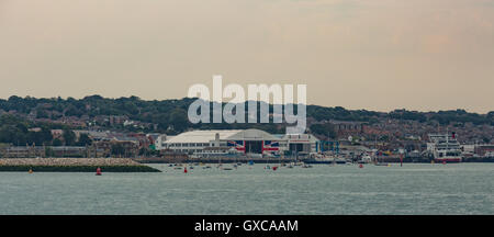 Blick auf die Isle of Wight Stockfoto