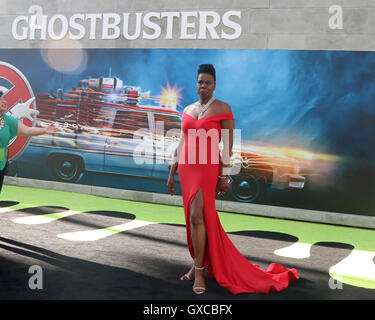 Los Angeles Premiere von "Ghostbusters" - Ankünfte mit: Leslie Jones wo: Los Angeles, California, Vereinigte Staaten von Amerika bei: 9. Juli 2016 Stockfoto