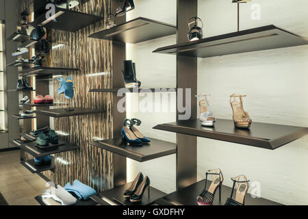 Fendi Store Interieur, NYC, USA Stockfoto