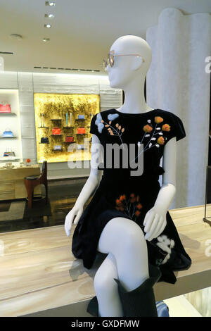 Fendi Store Interieur, NYC, USA Stockfoto