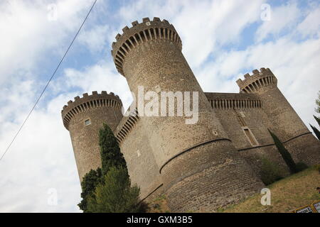 Rocca Pia, das Schloss von Tivoli, Italien Stockfoto