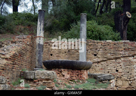 Delphi das Orakel, Delphi, Griechenland Stockfoto