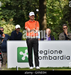 Monza, Italien. 17. September 2016.  Schwedische Golfer Robert Karlsson auf dem 73 Golf italienischen Open 2016. Bildnachweis: Federico Rostagno/Alamy Live-Nachrichten Stockfoto