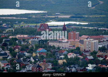 Impressionen: Kiruna, Lappland, Schweden. Stockfoto