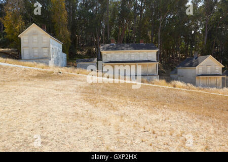 US-Armee Altbauten bei Camp Reynolds auf Angel Island, Kalifornien. Stockfoto