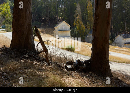 US-Armee Altbauten bei Camp Reynolds auf Angel Island, Kalifornien. Stockfoto