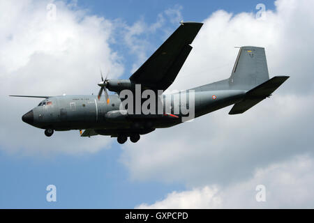 Französische Luftwaffe C-160 Transall Landung Stockfoto