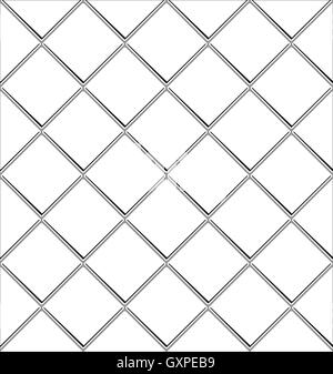 Schwarz + weiß Schachbrett Bodenbelag in weißen traditionellen Küche