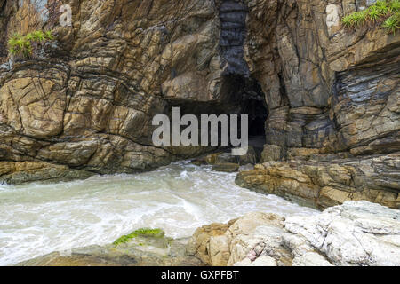 Gruta Das Encantadas, Ilha do Mel, Paranguá, Paraná, Brasil Stockfoto