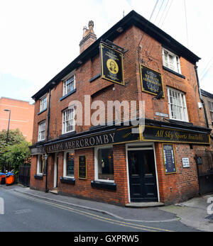 Sir Ralph Abercrombey Wirtshaus in Bootle Street, Manchester. Stockfoto