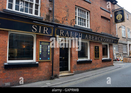 Sir Ralph Abercrombey Wirtshaus in Bootle Street, Manchester. Stockfoto